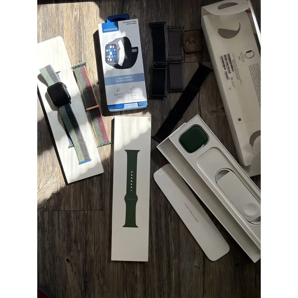 Apple iWatch Green Aluminum 45 MM Series 7 Apple Bands and More